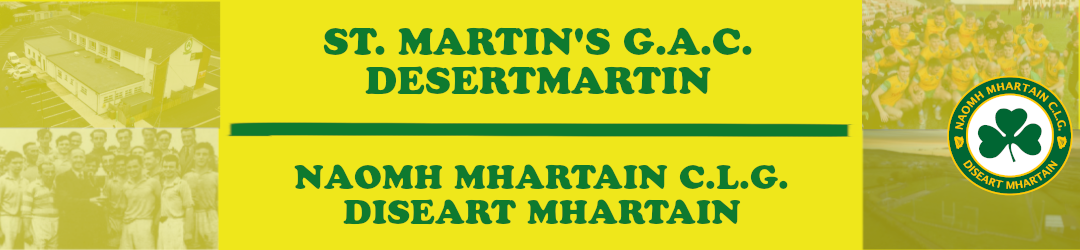 NAOMH MHARTAIN C.L.G. DISEART MHARTAIN